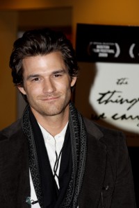 johnny Whitworth at the World Premiere of The Things We Carry